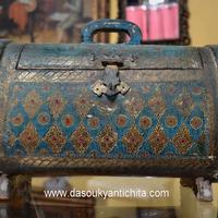 Antico bauletto fiorentino dipinto a mano