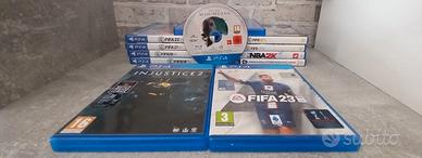 4Lotto 11 Giochi PS4: FIFA 23 + Injustice+altri