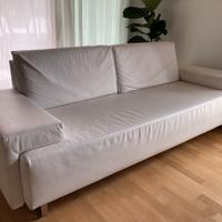 Divano 3 Posti in Ecopelle - Colore Bianco