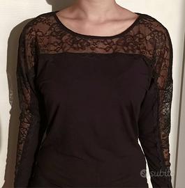 Maglia Intimissimi con inserti in pizzo