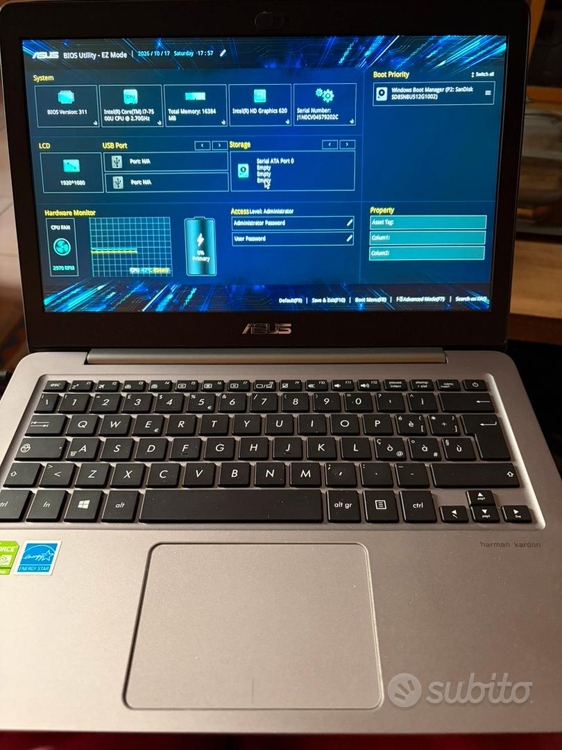 Pc notebook Asus - Informatica In vendita a Pavia