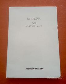 Libro "Strenna per l’anno 1972" – Orlando editore