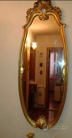 specchio antico dorato