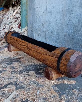 Fioriera in legno