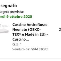 Cuscino antireflusso neonato