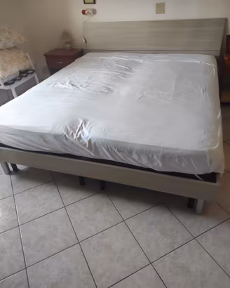 Struttura letto+rete matrimoniale