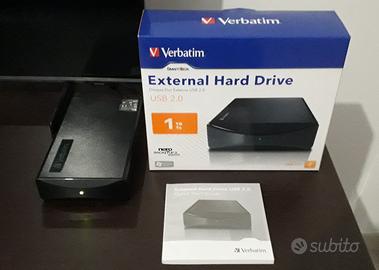 ⭐⭐ Hard disk USB esterno VERBATIM da 1 TB Terabyte