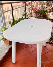 Tavolo ovale da giardino/ terrazzo