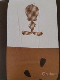 2 Coperte Tweety looney tunes. Nuove. Altezza 185.