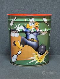 🦆 Bidone Latta Disney Vintage: Paperino Bowling