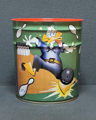 🦆 Bidone Latta Disney Vintage: Paperino Bowling