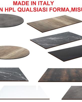 Piani hpl tavolino bar ristorante su misura forma