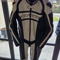 Tuta moto (in pelle) integrale SPYKE taglia 52