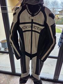 Tuta moto (in pelle) integrale SPYKE taglia 52