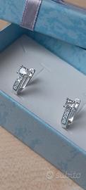 orecchini argento con zirconi 