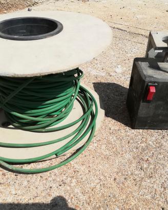 Saldatrice per cavi plastificati
