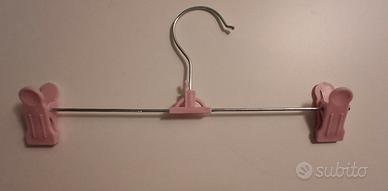 Grucce  con clip antiscivolo e salvaspazio