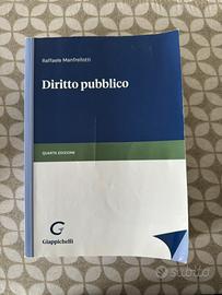 Libro di Diritto pubblico di Raffaele Manfrellotti