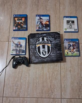 Ps4+ 1 controller+5 giochi+cuffie
