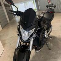 Specchietti moto Chaft coppia Ø10mm Nero/Rosso