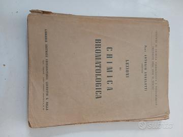 Chimica bromatologica  1922