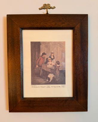 Quadro Vintage “Venezia Rio S.Barnaba”-30x25 cm