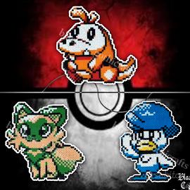 Figure decorative Pokemon in Pixel art