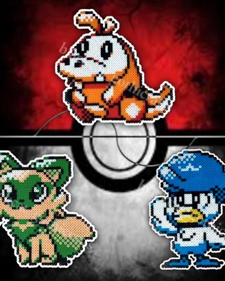 Figure decorative Pokemon in Pixel art
