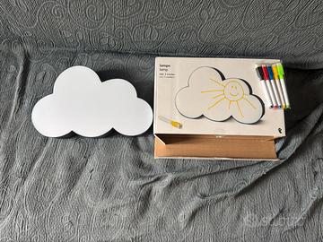 Lampada con lavagna disegnabile
