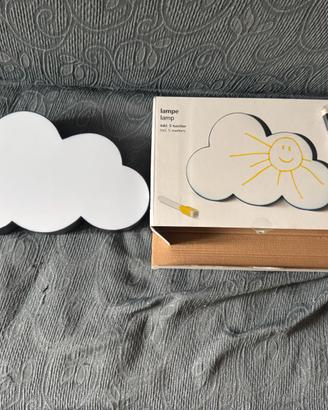 Lampada con lavagna disegnabile