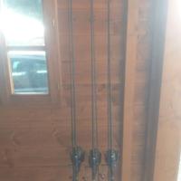 3 canne pesca carpe carpfishing 12 piedi 3,25lb