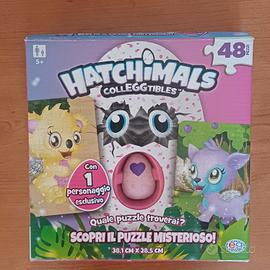 Puzzle per bambini  48 pz con uovo  da schiudere 
