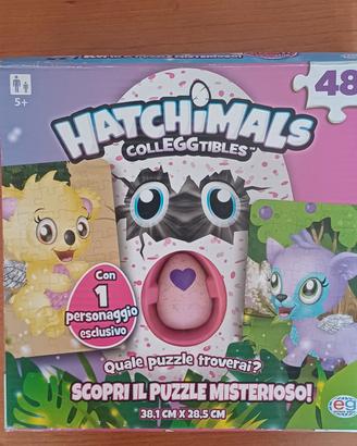 Puzzle per bambini  48 pz con uovo  da schiudere 