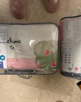 piumone e paracolpi lettino abbinati