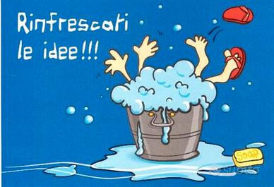 Cartolina pubblicitaria Digicom-Rinfrescati le ide