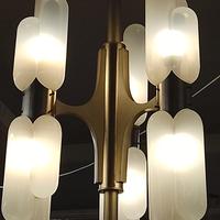 Lampadario anni 70 6 luci