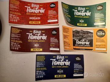 5 etichette birra San Marino,Titanbrau