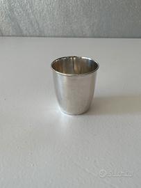 Bicchierino liquore d'epoca in Argento 800