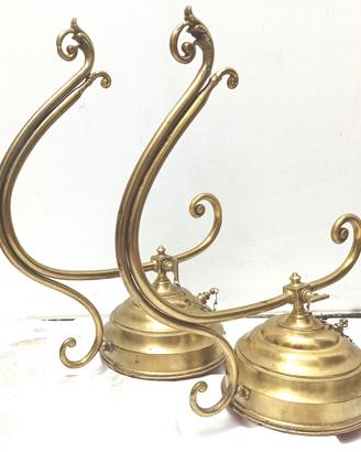 coppia basi lampade/applique ottone LIBERTY rare