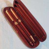 Set penne in legno con astuccio 