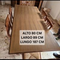 Tavolo più  6 sedie