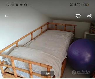 divano letto VIMINI naturale 