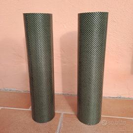 cover scarichi moto  carbon kevlar
