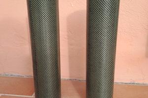 cover scarichi moto  carbon kevlar