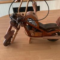 Modellini moto di legno