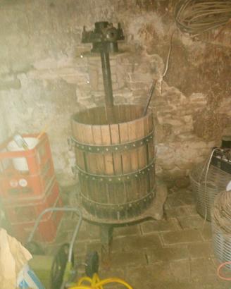 torvchio per pigiare l'uva