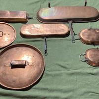 Pentole in rame antiche