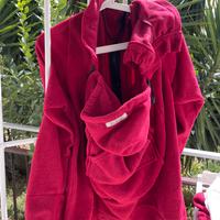 Giacca in pile x portare bimbi con fascia/marsupio