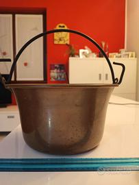 PAIOLO IN RAME LUCIDATO