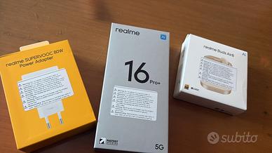 Realme 16 pro plus 12/512 , alimentatore e cuffie